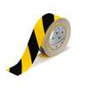 ToughStripe Floor Marking Tape, Black, Yellow, Polyester with Polyester Overlaminate, 50,80 mm (W) x 30,48 m (L), 1 Roll / Pack